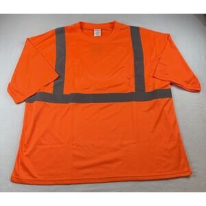 Forester Men's Class 2 High Visibility Short Sleeve T-Shirt, Orange, 3XL